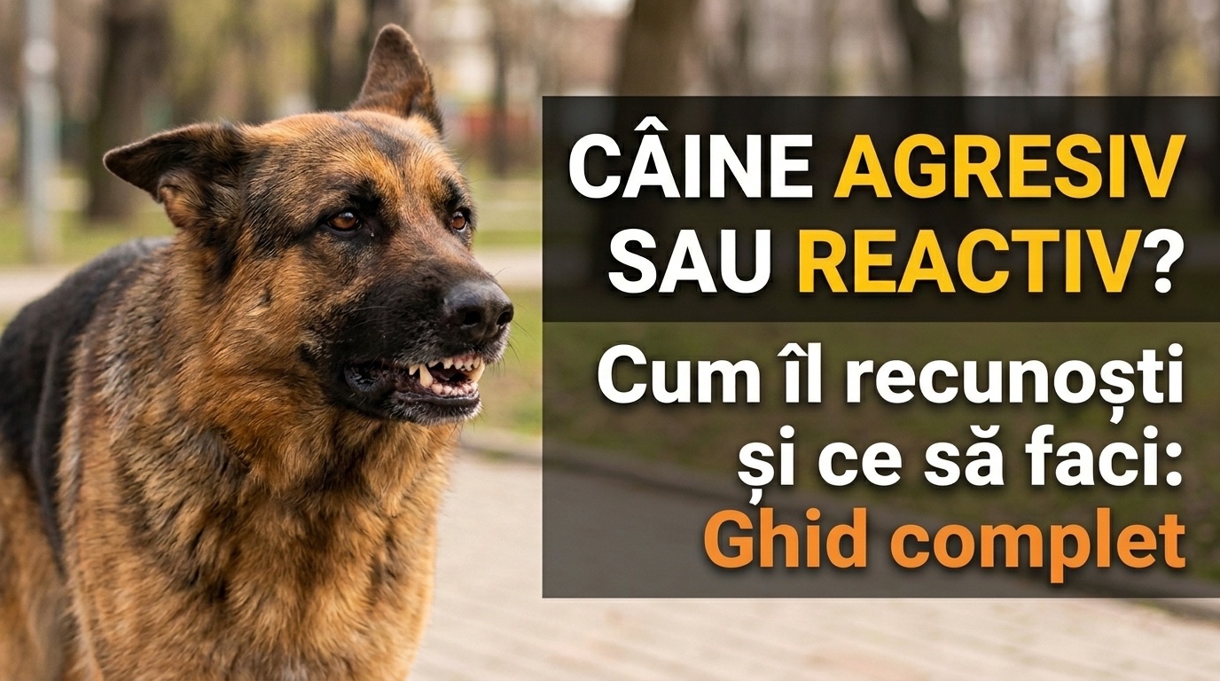 Câine agresiv: 5 cauze și ce să faci (ghid 2026)