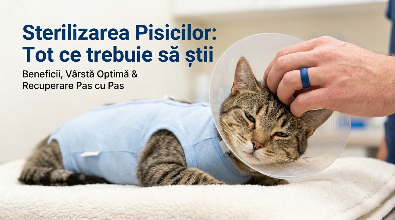 Sterilizare pisică 2026: preț 200-700 lei, vârstă 4-6 luni